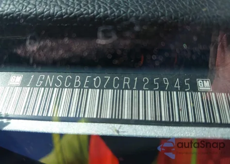 2012 Chevrolet Tahoe Lt from USA, damaged, VIN 1GNSCBE07CR125945